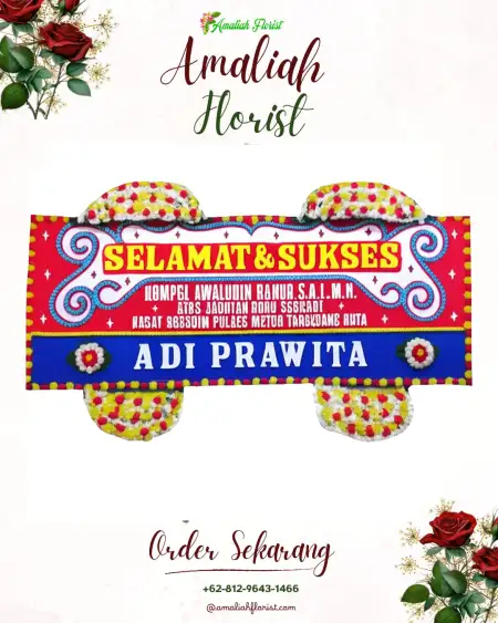 Papan Bunga Ucapan Selamat Sukosewu